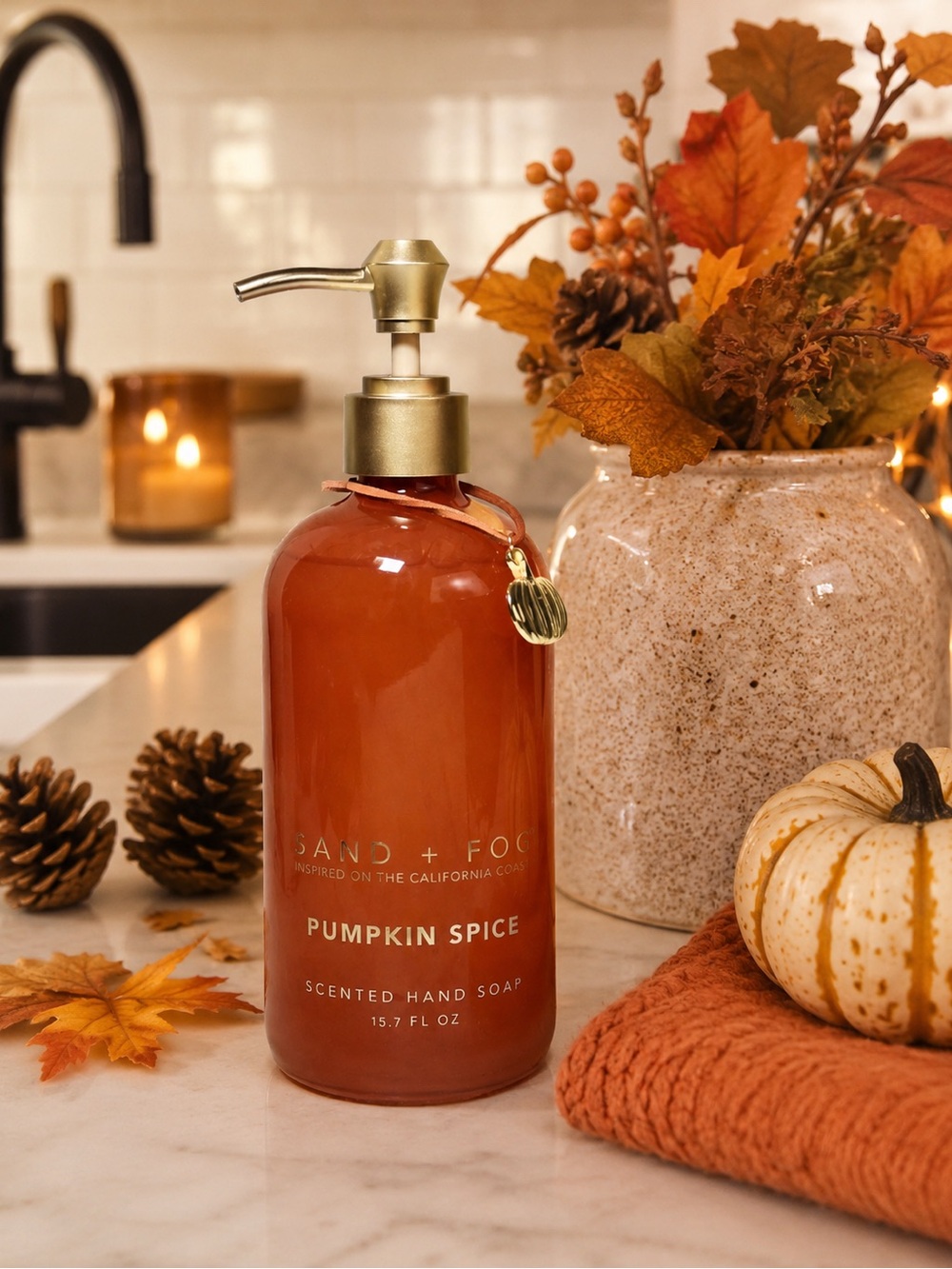 Sand + Fog Pumpkin Spice 15.7 oz Liquid Hand Soap